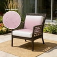 thumbnail image 2 of Outdoor Patio Cushion Covers 4 Pack Ombre Pink Patio Chair Cushion Covers with Ties and Zipper Gradient Color Pink Waterproof Outdoor Seat Cushion Covers for Patio Furniture 22"x20", 2 of 9