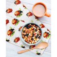 thumbnail image 3 of Cute Ladybugs Kitchen Dish Towels for Drying Dishes Set of 4, Spring Botanical Leaves Farmhouse Waffle Weave Microfiber Hand Tea Bathroom Towels Quick Dry & Absorbent Towel 12x12, 3 of 7