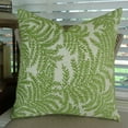 thumbnail image 1 of Thomas Collection Green White Fern Luxury Throw Pillow - 11153, 1 of 4