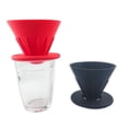 thumbnail image 2 of LOVIVER Cône de Goutteur en Silicone pour Café Maison Bureau Camping RV Rouge, 2 of 6