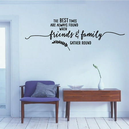 The Best Times are Always Quote Wall Decal - Vinyl Decal - Car Decal - Vd009 - 36