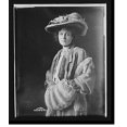 thumbnail image 2 of Historic Framed Print, [Eleanor Robson Belmont, three-quarter length portrait in hat and fur muff], 17-7/8" x 21-7/8", 2 of 9