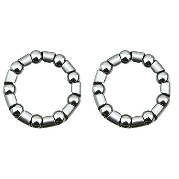 2 - 1 Piece Crank Bearing 5/16" ball size x 9 balls. Set of bearing. Pair of bearings. for bicycle crank, bike crank, lowrider bikes, beach cruiser, limos, stretch bicycles.