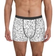 thumbnail image 2 of Bingfone Black White Music Men's Underwear - Casual Stretch Boxer Briefs-XX-Large, 2 of 7