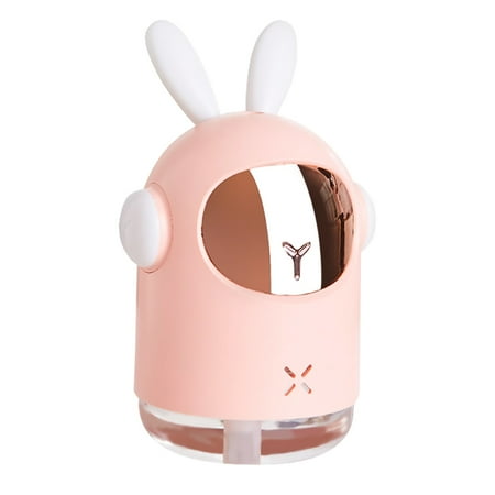 

Air Humidifier 2W USB 300ml Humidifier Cartoon Portable Light Diffuser for Home Office White