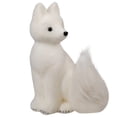 thumbnail image 3 of Northlight Glittered Sitting Arctic Fox Christmas Figure - 9.5" - White, 3 of 9