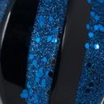 thumbnail image 4 of Vickerman 8'' Midnight Blue Glitter Swirl Drop Christmas Ornament, 4 of 5