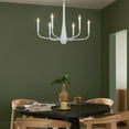 thumbnail image 2 of 52525WH Kichler Lighting Deela - 6 Light Chandelier-22.5 Inches Tall and 28 Inches Wide-White Finish, 2 of 12