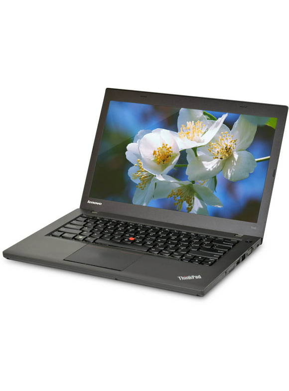 Lenovo ThinkPad T440 14" Laptop, Windows 10 Pro, Intel Core i5-4300U Processor, 8GB RAM, 120GB Solid State Drive (Reused)