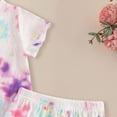 thumbnail image 6 of Baby Girl Clothes Toddler Baby Girls Summer Outfits Daisy Ruffle Short Sleeve T-Shirts Tops Floral Shorts 2Pcs Clothes Set, 6 of 6