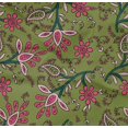 thumbnail image 4 of oneOone Organic Cotton Poplin Twill Fabric Leaves & Floral Block Print Fabric BTY 42 Inch Wide, 4 of 4