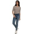 thumbnail image 4 of Women's Casual Short Sleeve Relaxed Fit Basic T-Shirt - Soft Comfortable Everyday Top, 4 of 7
