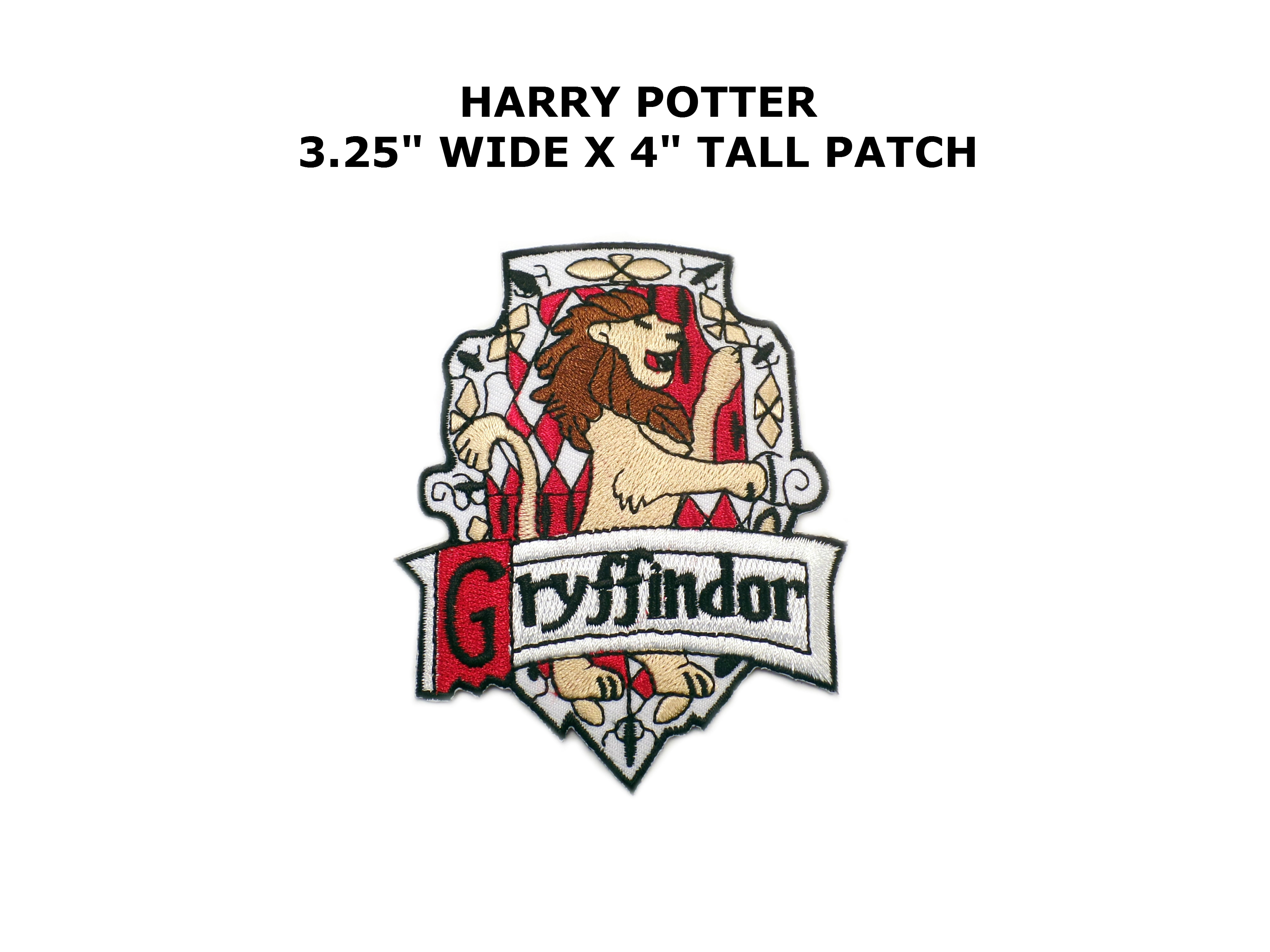 Gryffindor Harry Potter Hogwart School Iron Sew On Embroidered Patch Applique 4" 