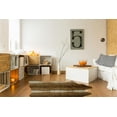 thumbnail image 2 of Linon Faux Hide Area Rug Collection, Beige and White Antelope, 5' x 6'6" Cowhide Shape, 2 of 6