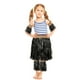 thumbnail image 3 of BRIGHTFUFU 1 conjunto de traje hawaiano Bandas de piernas de la pierna hula mujer Luau Decoraciones de fiesta de la falda de hierba (negro), 3 of 7
