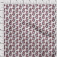 thumbnail image 4 of oneOone Cotton Jersey Maroon Fabric Paisleys Quilting Supplies Print Sewing Fabric By The Yard 58 Inch Wide, 4 of 5