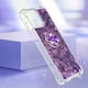 thumbnail image 4 of Funda para Motorola Moto G Stylus 5G 2023 con Brillo Líquido Flotante, Purpurina, Parachoques y Anillo Giratorio Soporte, 4 of 5