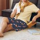 thumbnail image 5 of Fotbe Cartoon Fox Pantalones Cortos de Pijama para Hombre, Ropa de Dormir, Pantalones de Pijama Cortos para Hombre-3X-Large, 5 of 6