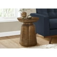 thumbnail image 3 of Accent Table - Drum - Side - End - Nightstand - Lamp - Bedroom - Copper Metal, 3 of 6