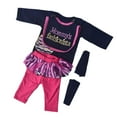 thumbnail image 1 of HILABEE Ensemble de Barboteuse Enchantée Pantalon Chaussettes Tenues pour Poupée Bébé Fille de 22-23 Pouces, 1 of 9