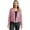 Pink, variant on YONGHS Women's Sequin Blazer Long Sleeve Open Front Sparkle Jacket Glitter Coat for Evening Party Gold S
