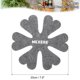 thumbnail image 2 of Protectores de ollas y sartenes de 20 cm/7.9", 6 Pack, almohadillas separadoras antideslizantes (Floral, Gris), 2 of 7