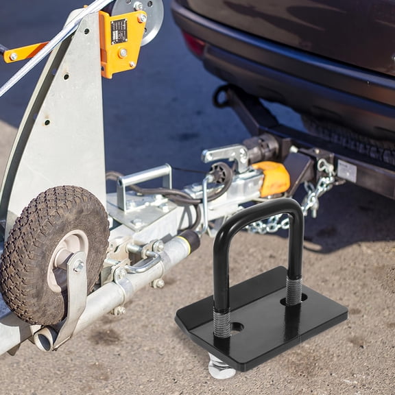 HONMEET Black Metal Hitch Tightener Heavy Duty Trailer Fastener with Anti Rattle Feature