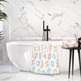 thumbnail image 6 of Coolnut Alphabet Bath Towel Set, Towel Set of 2, Skin-Friendly, Comfortable, Absorbent, Suitable for Bathroom, Travel, Hotel Wash cloth, 6 of 7