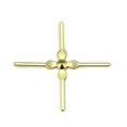 thumbnail image 1 of Gold Part B Ch elier Lamp Parts Crystal Bead Metal Connector Triangle Needle, 1 of 4