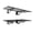 Black 2x3 FT-2 Pack, variant on The Atlas 2-Pack 2x3 ft Garage Wall Shelves, 400lbs Heavy Duty Garage Shelving Wall Mounted, 24"x36" Metal Floating Shelf Storage Rack, Hammertone
