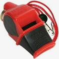 thumbnail image 2 of Fox 40 Sonik Blast CMG 3-Chamber Pealess Whistle + Lanyard, Red/Black, 2 of 2