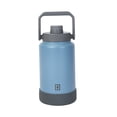 thumbnail image 3 of Swiss Tech 64oz Krug Stainless Steel Water Bottle Jug with Chug Cap and Silicone Boot, Blue, 3 of 8