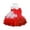 Red, variant on Fesfesfes Toddler Girls Solid Color Net Yarn Hollow Out Lace Sequins Bowknot Birthday Party Flowers Gown Kids Dresses Clearance Under 10$