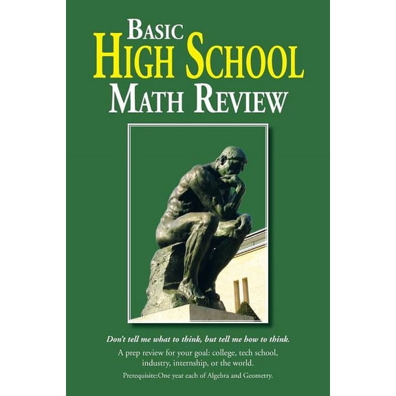 Basic High School Math Review (Paperback)