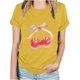 thumbnail image 4 of Blusas de Manga Corta para las Mujeres Divertida Impresión Cuello Redondo Camiseta Vintage, Blusas de Primavera para las Mujeres, 4 of 9