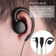 thumbnail image 3 of 2 Auricular Gancho 180 Giratorio con Micrófono y PTT para Kenwood Way Radio 2pcs JShteea  El nuevo, 3 of 3