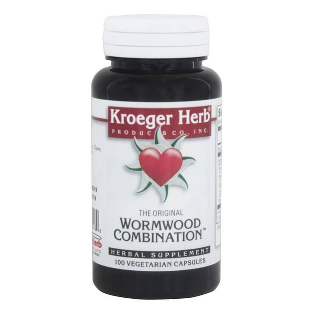 Kroeger Herbs - Herbal Combinations Wormwood Combination - 100 Capsules