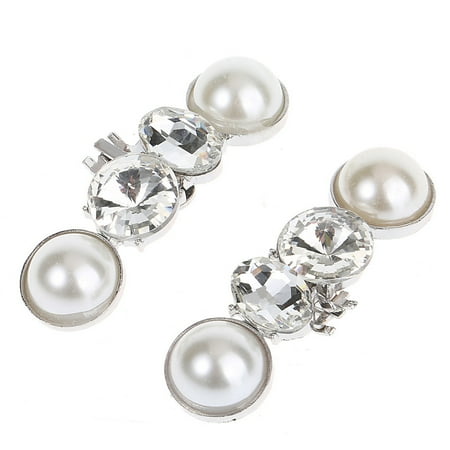 

Shoe Clips Rhinestone Pumps Jewelry Shoes Flowers Rhinestones Decoration Clip Rinestone Buckles Buckle Charms