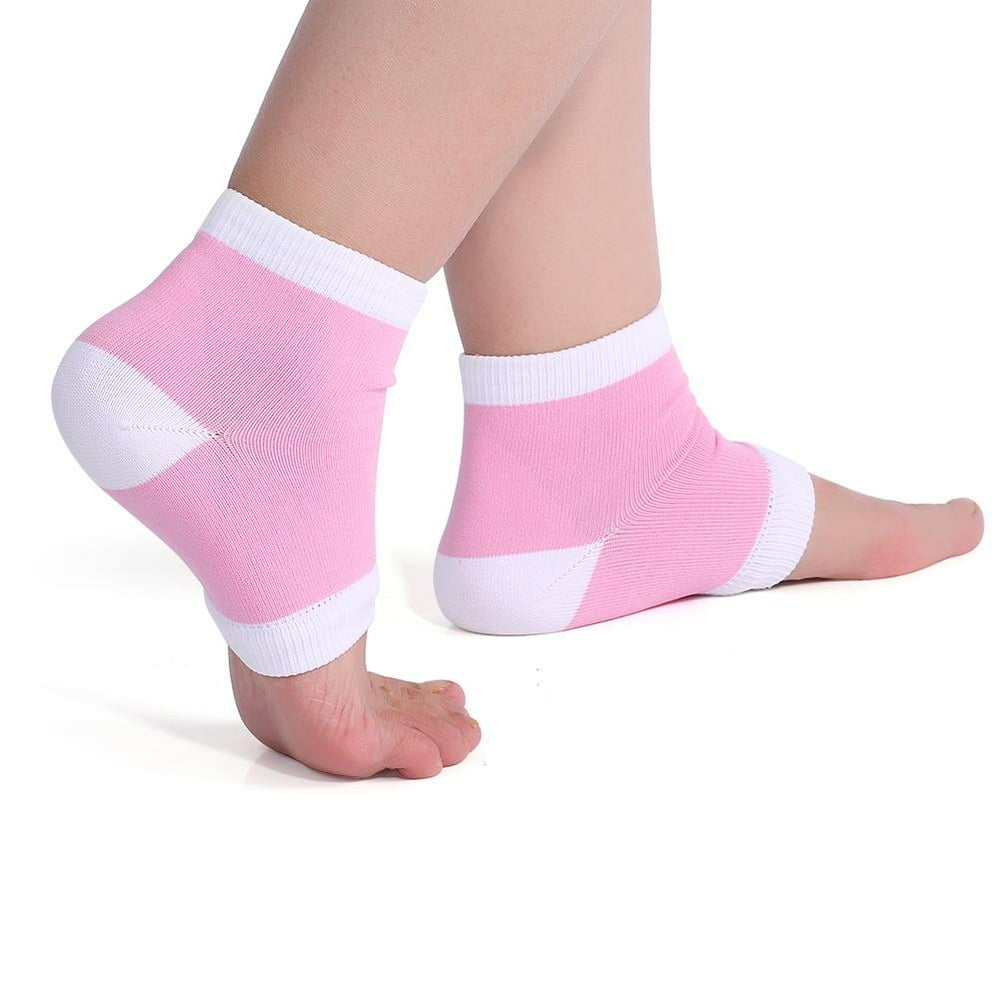 HERCHR Gel Spa Heel Socks Moisturising Pedicure Foot Care Open Toe