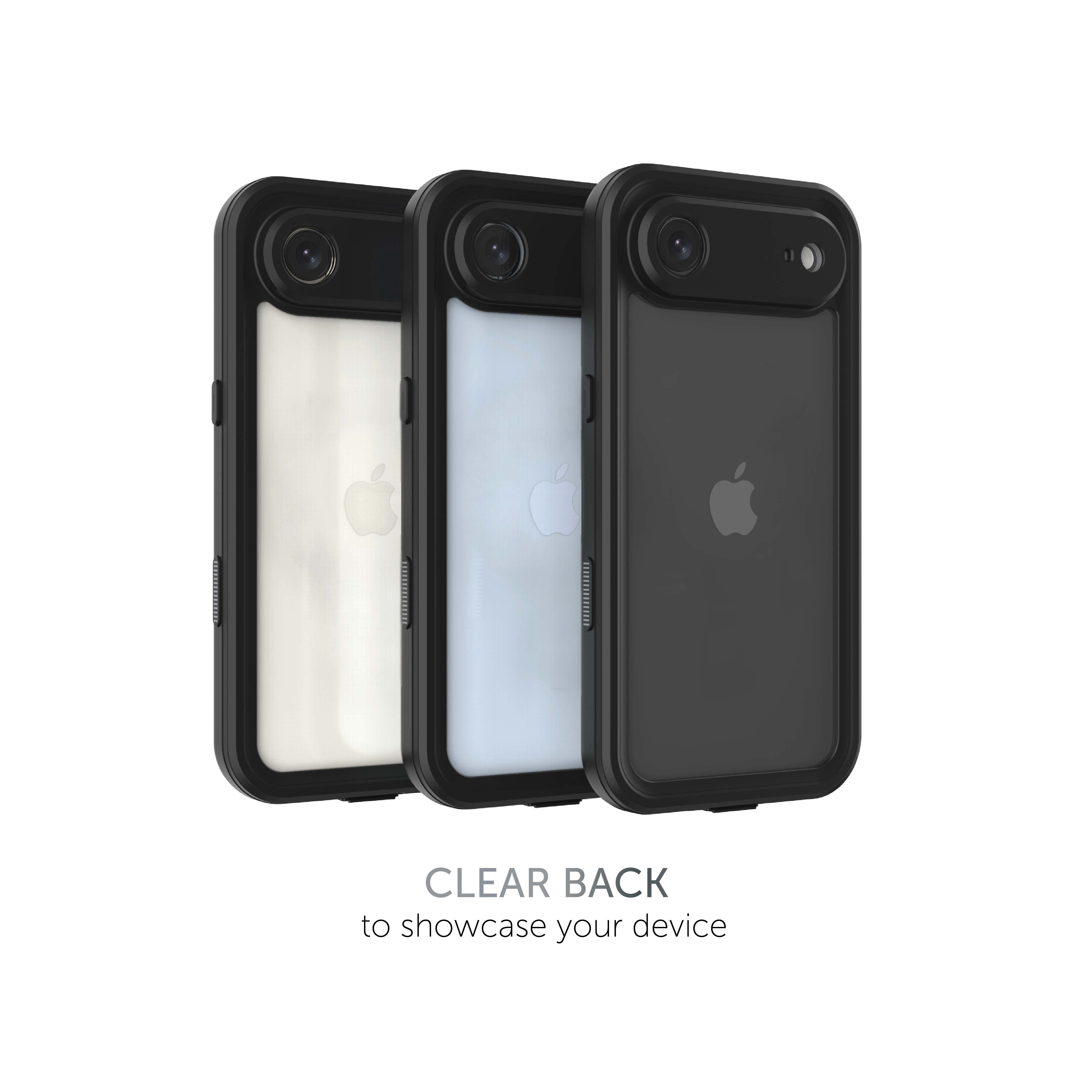 Body Glove Tidal Waterproof Phone Case for iPhone Air - Black/Clear