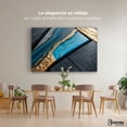 thumbnail image 2 of Cuadro Decorativo Canvas Revolution Abstracto Arroyos Dorados 90x60, 2 of 3
