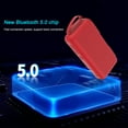 thumbnail image 6 of Portable Bluetooth Speaker, Bluetooth 5.0,Wireless Stereo Pairing, Speaker For Home, Outdoors, Travel, 6 of 8
