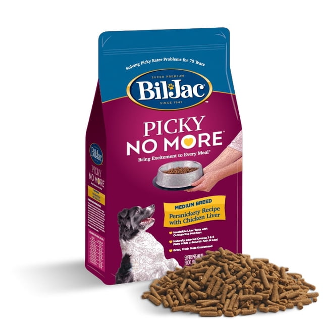 Alimento para perro BIL JAC PICKY NO MORE PERRO EXIGENTE RAZA MEDIANA 2.72KG Bil-Jac BJ00154