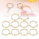 thumbnail image 1 of 10 Marcos De Aro Hueco Para Hacer Joyería DIY Con Brillos, Cuentas, Colgantes Para Aretes, Pulseras Y Llaveros, 1 of 7
