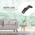 thumbnail image 3 of FELTECHELECTR 1Set Shape Metal Sofa Leg for Furniture in 7.47X4.72X1.97Inch, 3 of 8