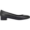 thumbnail image 2 of Women's Easy Spirit Bell3 Pump Black Solid Python PU 10 W, 2 of 5