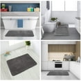 thumbnail image 5 of Alfombrilla de baño todo en uno, alfombrilla de baño lavable antideslizante, alfombrilla de baño esponjosa, alfombrilla de baño para bañera, ducha y dormitorio, 50 x 80 cm JFHHH pequeña, 5 of 5