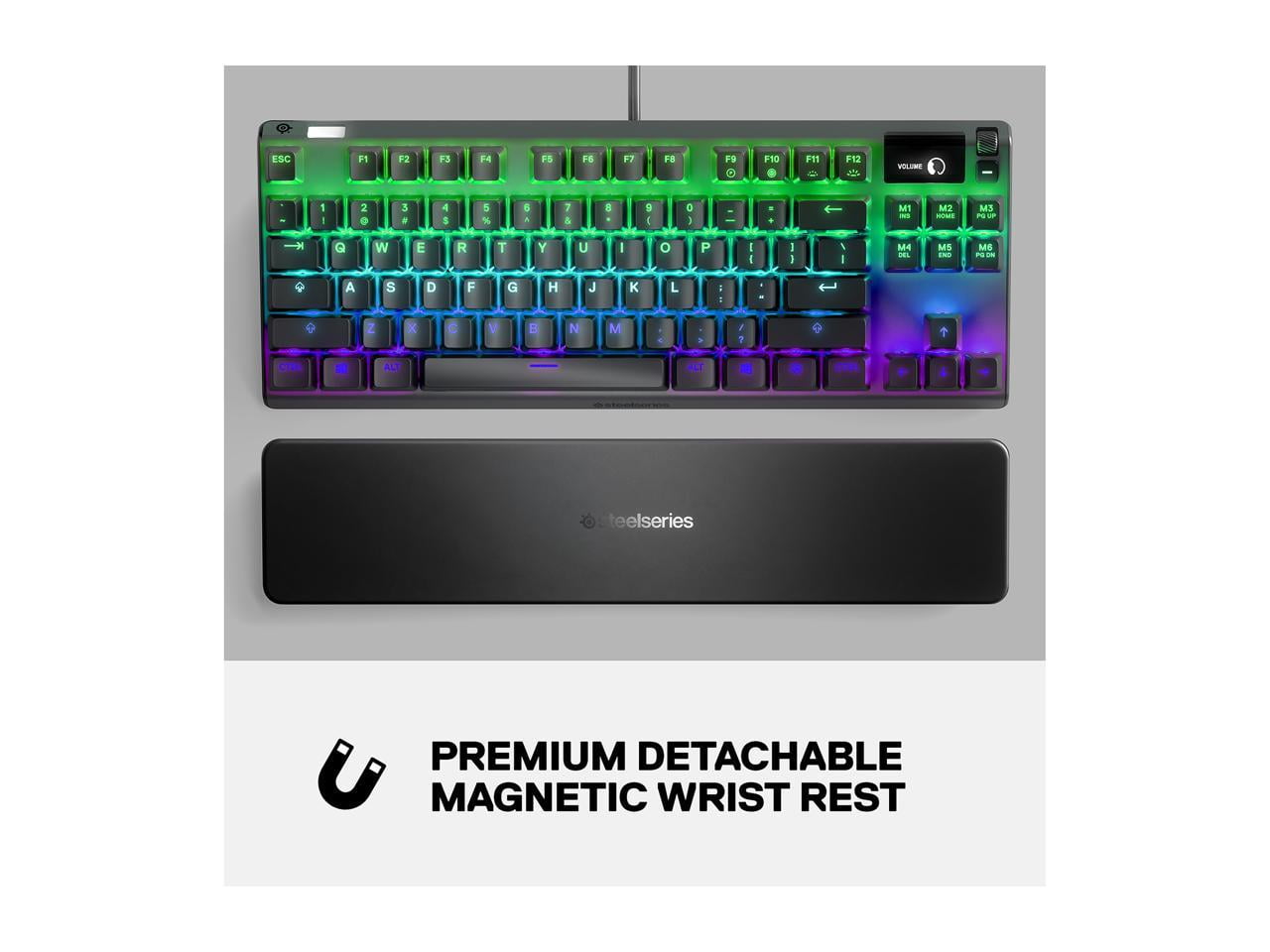 SteelSeries Apex Pro TKL Mechanical Gaming Keyboard – World's Fastest  Mechanical Switches – OLED Smart Display – Compact Form Factor – RGB  Backlit 