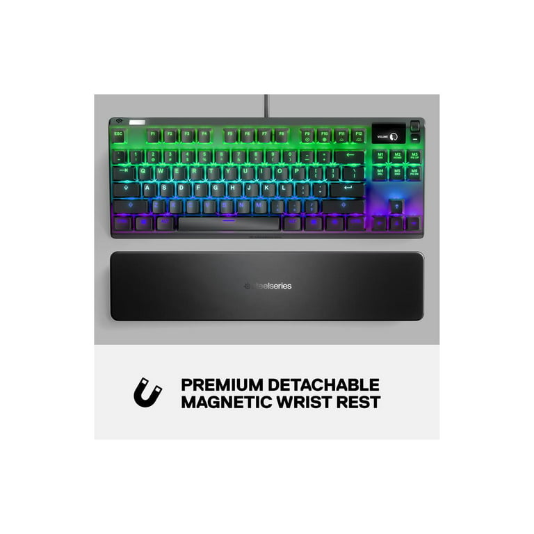SteelSeries Apex Pro TKL Mechanical Gaming Keyboard – World’s Fastest  Mechanical Switches – OLED Smart Display – Compact Form Factor – RGB Backlit