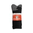thumbnail image 3 of Weatherproof Premium Wool Blend Socks 5 Pair Black Size 6-12, 3 of 3